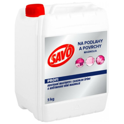 Savo 5 litrů s vůní magnolie na povrchy | Drogerie LUKA
