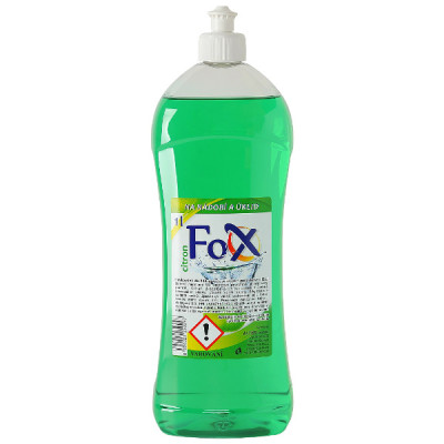 Fox 1l citron prostředek na nádobí s vůní citronu | Drogerie LUKA