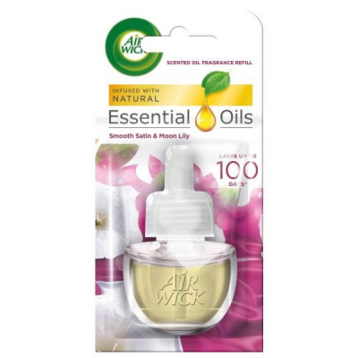 Airwick 19 ml Smooth Satin & Moon Lilly náplň do elektrického osvěžovače