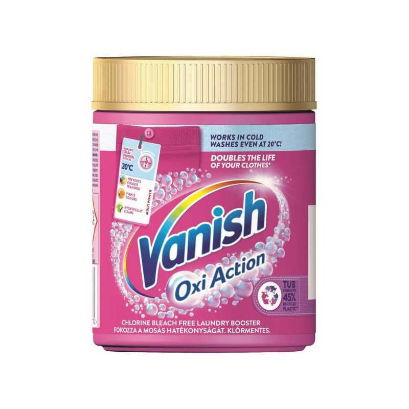 Vanish 1 kg Oxi Action Pink práškový odstraňovač skvrn | Drogerie LUKA