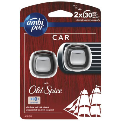 Ambi Pur Car 2 x 2 ml Old Spice vůně do auta | Drogerie LUKA