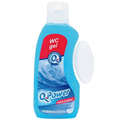 Q-Power WC gel s košíčkem 400 ml Ocean | Drogerie LUKA