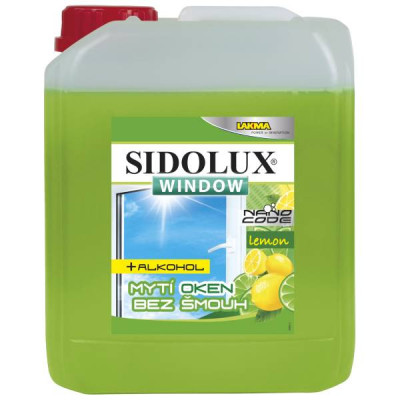 Sidolux Window 5 l Lemon Nano Code čistič oken | Drogerie LUKA