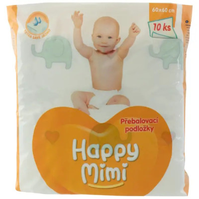 Happy Mimi 10 ks přebalovací podložky