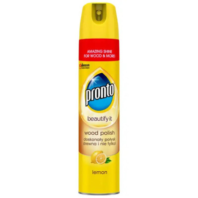 Pronto 300 ml Wood Lemon leštěnka na dřevo | Drogerie LUKA