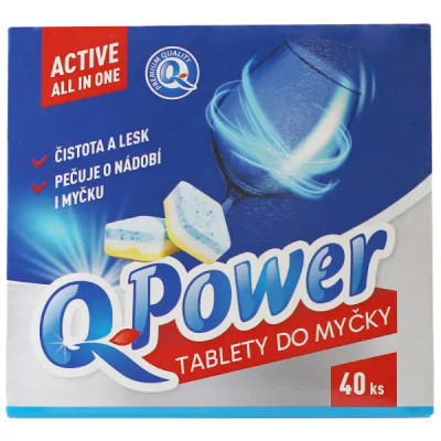 Q-Power 40 ks Tablety do myčky | Drogerie LUKA