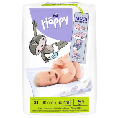 Bella Happy XL 5 ks přebalovací podložky | Drogerie LUKA