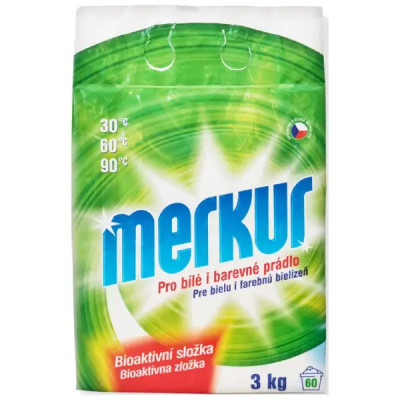 Merkur prací prášek 3 kg Universal | Drogerie LUKA