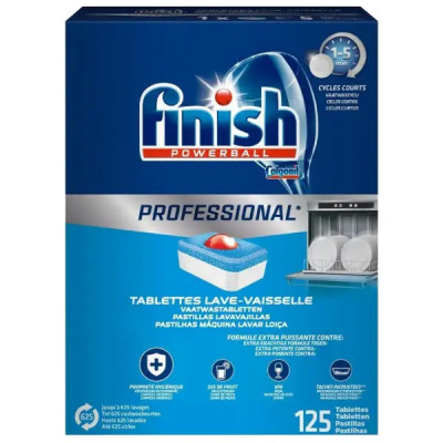 Finish Professional Powerball 125 ks tablety do myčky nádobí