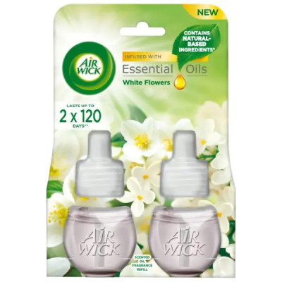 Airwick náplň 2x19 ml White Flowers do elektrického osvěžovače