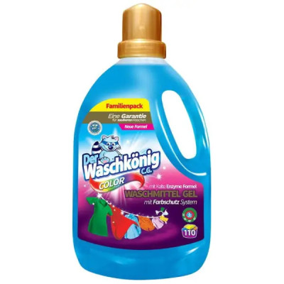 Waschkönig prací gel 3,3 l 110 PD Color | Drogerie LUKA