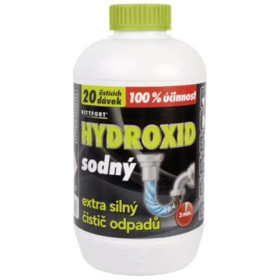 Hydroxid sodný 1 kg na ucpané odpady, trubky | Drogerie LUKA