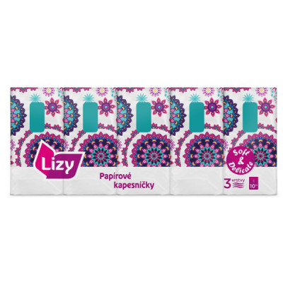 LIZY kapesníky 10x10 ks